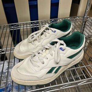 Reebok Club C Retro Sneakers Green Accent